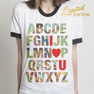Spredluv Alphabet Graphic Tee